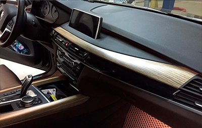 Оклейка интерьера BMW X5 F15