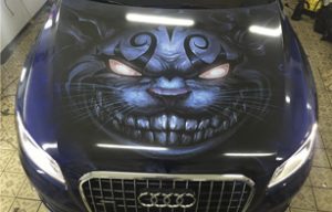 Винилография на капот Audi Q5