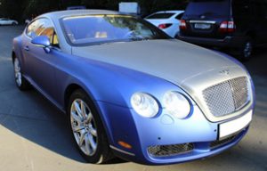 Оклейка пленкой Bentley Continental GT