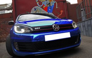 Оклейка хромом Volkswagen Golf GTI