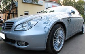 Изготовление наклеек для Mercedes-Benz CLS