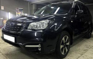 Оклейка передней части на Subaru Forester
