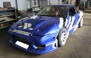 Оклейка Nissan 240SX под дрифт