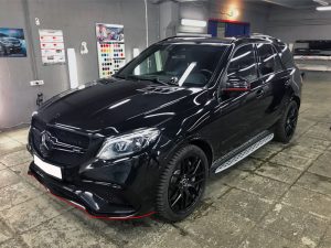 ОКЛЕЙКА ЭЛЕМЕНТОВ ЗАЩИТНОЙ ПЛЕНКОЙ + АНТИХРОМ НА GLE 2