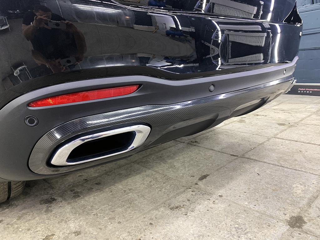 Оклейка диффузора карбоновой пленкой