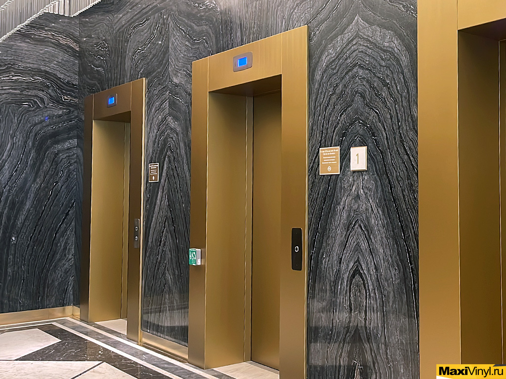 Оклейка лифтов 2