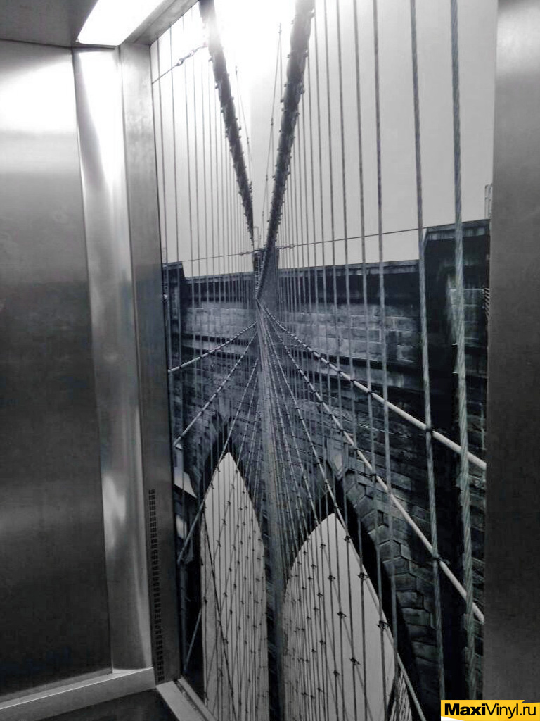 Оклейка лифтов 4