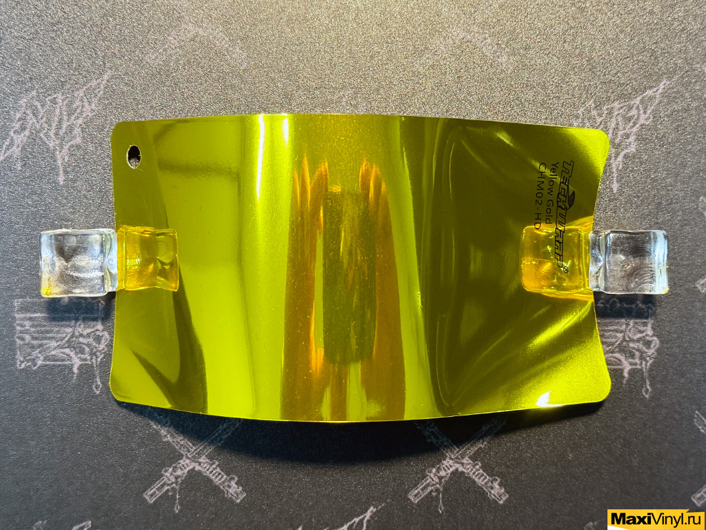 Золотой глянцевый хром