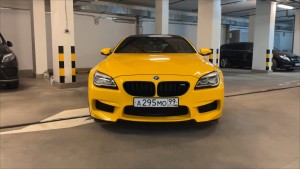 Оклейка BMW 6 виниловой пленкой