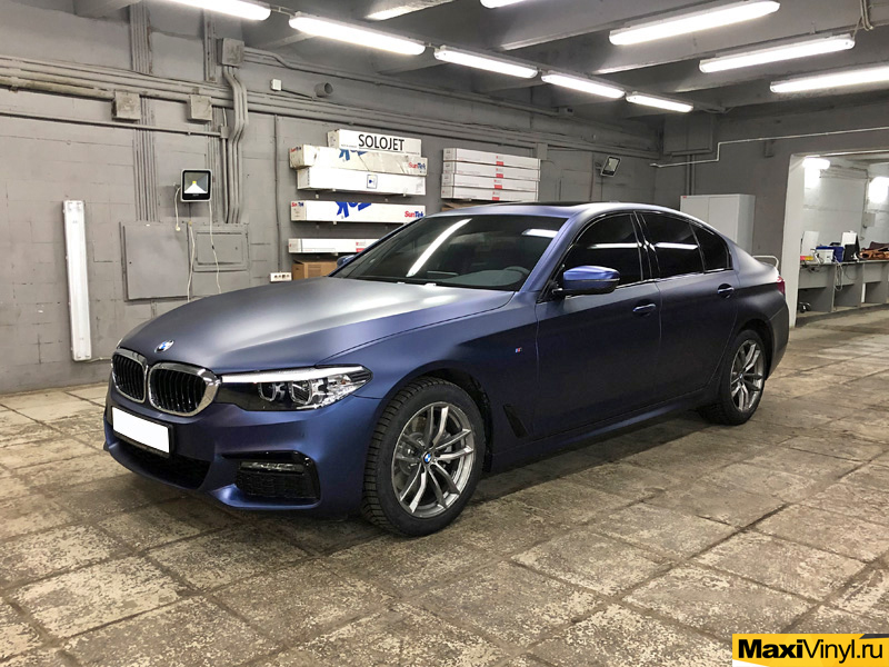 BMW f30 серая в матовой пленке