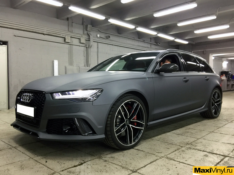 Ауди rs6 черная матовая