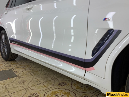 Наклейки M performance на BMW X3