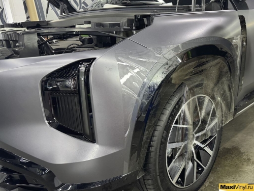 Оклейка зоны риска GAC S7 прозрачным матовым полиуретаном