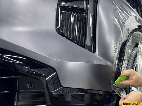 Оклейка зоны риска GAC S7 прозрачным матовым полиуретаном