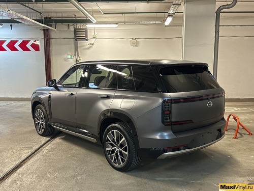 Оклейка зоны риска GAC S7 прозрачным матовым полиуретаном