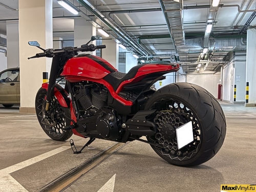 Оклейка Harley-Davidson FXDR Box39 полиуретановой пленкой