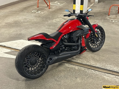 Оклейка Harley-Davidson FXDR Box39 полиуретановой пленкой