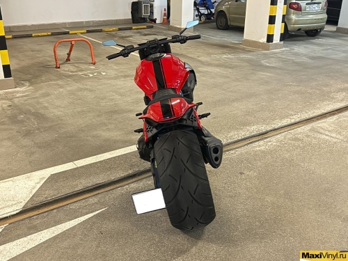 Оклейка Harley-Davidson FXDR Box39 полиуретановой пленкой