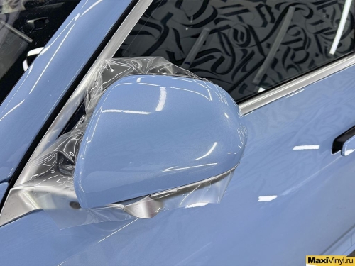 Оклейка зоны риска LiXiang L7 прозрачным глянцевым полиуретаном