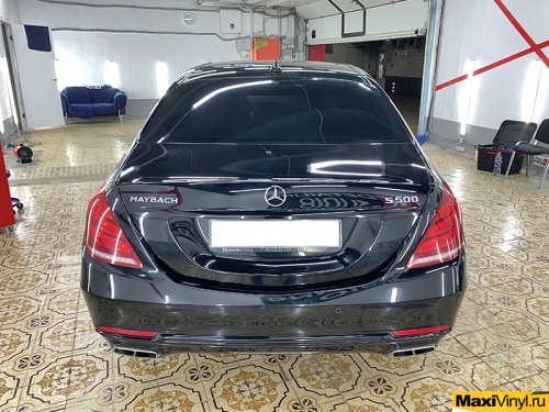 Полный антихром Mercedes-Benz W222 Maybach