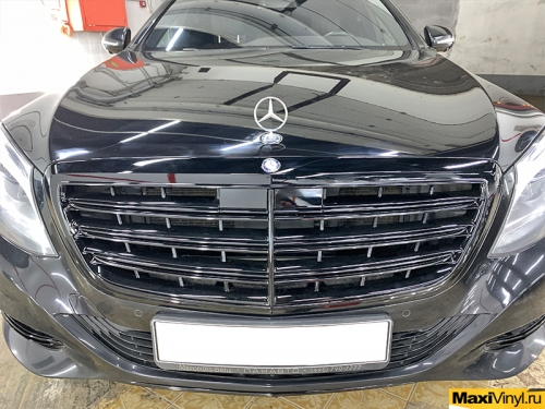 Полный антихром Mercedes-Benz W222 Maybach