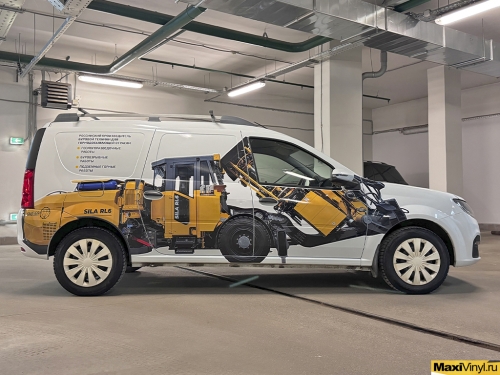 Брендирование Lada Largus для Алмазгеобур