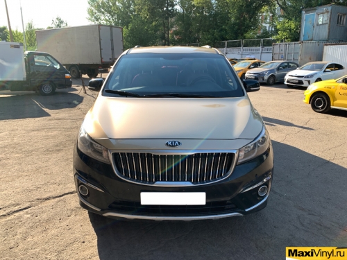 Оклейка верхней части KIA Carnival