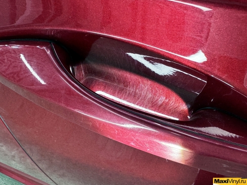 Оклейка зон риска Lexus RX300 прозрачным глянцевым полиуретаном