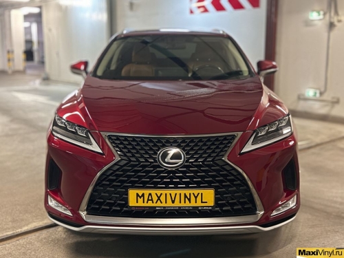 Оклейка зон риска Lexus RX300 прозрачным глянцевым полиуретаном