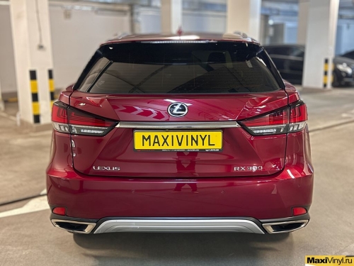 Оклейка зон риска Lexus RX300 прозрачным глянцевым полиуретаном