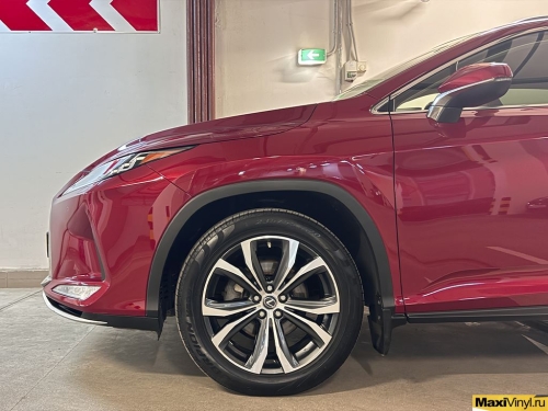 Оклейка зон риска Lexus RX300 прозрачным глянцевым полиуретаном