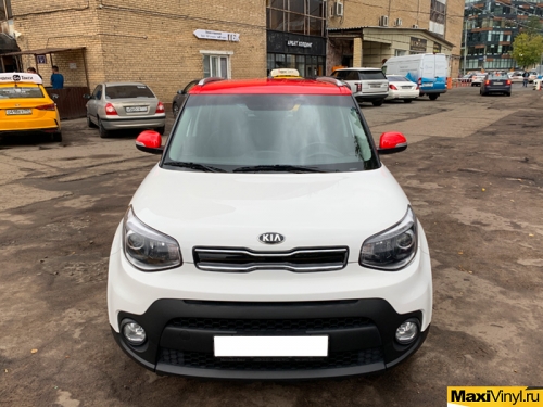 Стайлинг KIA Soul красным глянцем