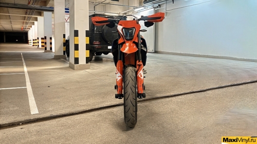 Оклейка мотоцикла KTM 690 SMC хром наклейками
