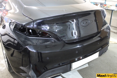 Полная оклейка Hyundai Coupe салатовой пленкой
