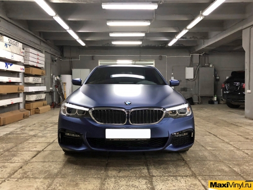 Полная оклейка BMW 5 серии G30 в прозрачный мат