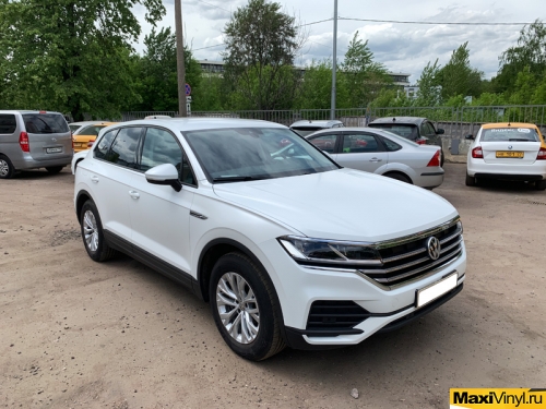 Полная оклейка Volkswagen Touareg в матовый Llumar