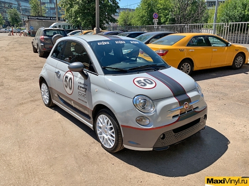 Изготовление наклеек на Fiat 500