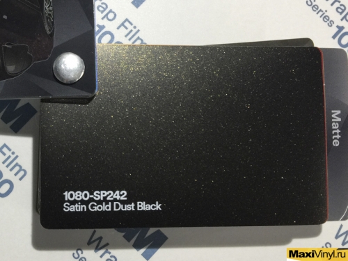 1080-SP242 Satin Gold Dust Black