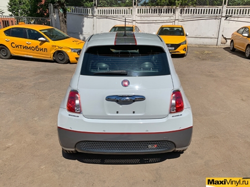 Изготовление наклеек на Fiat 500