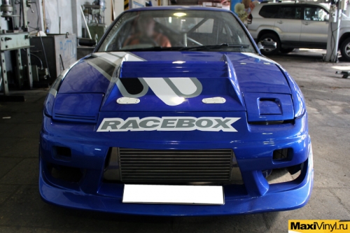 Оклейка Nissan 240SX под дрифт