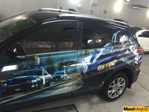 Винилография на бортах Toyota Rav4