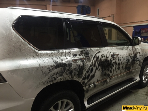 Винилография на бортах Lexus GX460