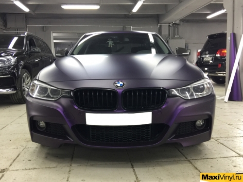 Полная оклейка автомобиля BMW 3 серии F30 пленкой KPMF