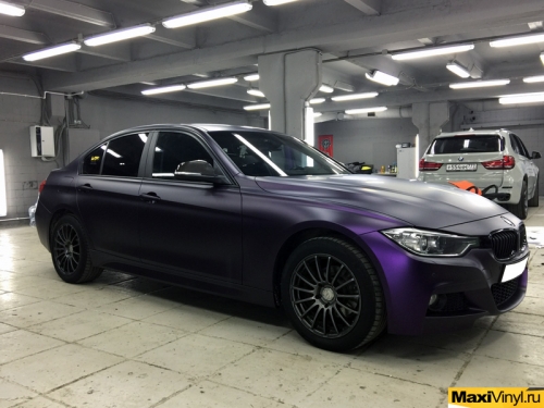 Полная оклейка автомобиля BMW 3 серии F30 пленкой KPMF