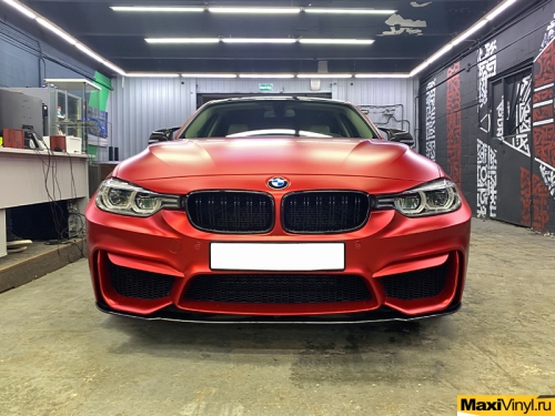 Частичная переклейка BMW 3 серии F30 в TeckWrap