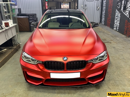 Частичная переклейка BMW 3 серии F30 в TeckWrap