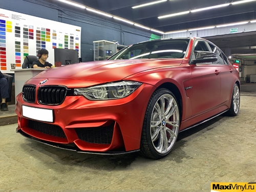 Частичная переклейка BMW 3 серии F30 в TeckWrap