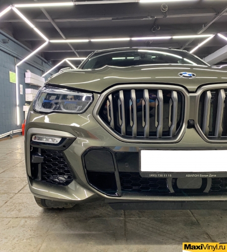 Полная оклейка BMW X6 G06 в полиуретан