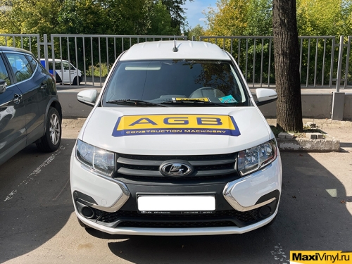 Брендирование Lada Largus для компании AGB