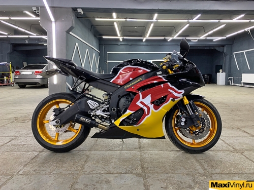 Изготовление наклеек на мотоцикл Yamaha R6